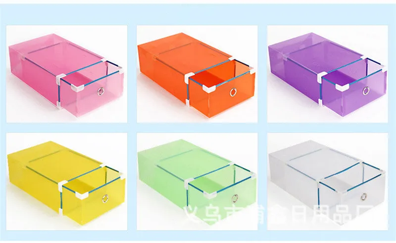 1 шт. Экологичная для обуви Коробка Для Хранения Чехол прозрачная пластиковая