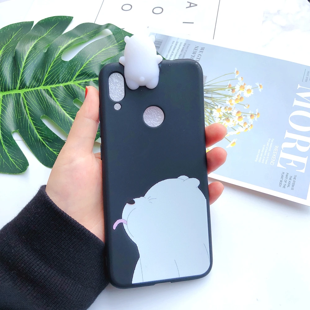 5 Чехол Red mi 7 Funda Xiao mi Red mi Note 6 7 Pro Чехол Red mi GO 3D Kawaii Bear силиконовый чехол для etui Xiaomi mi A2 Lite чехол для телефона - Цвет: 5