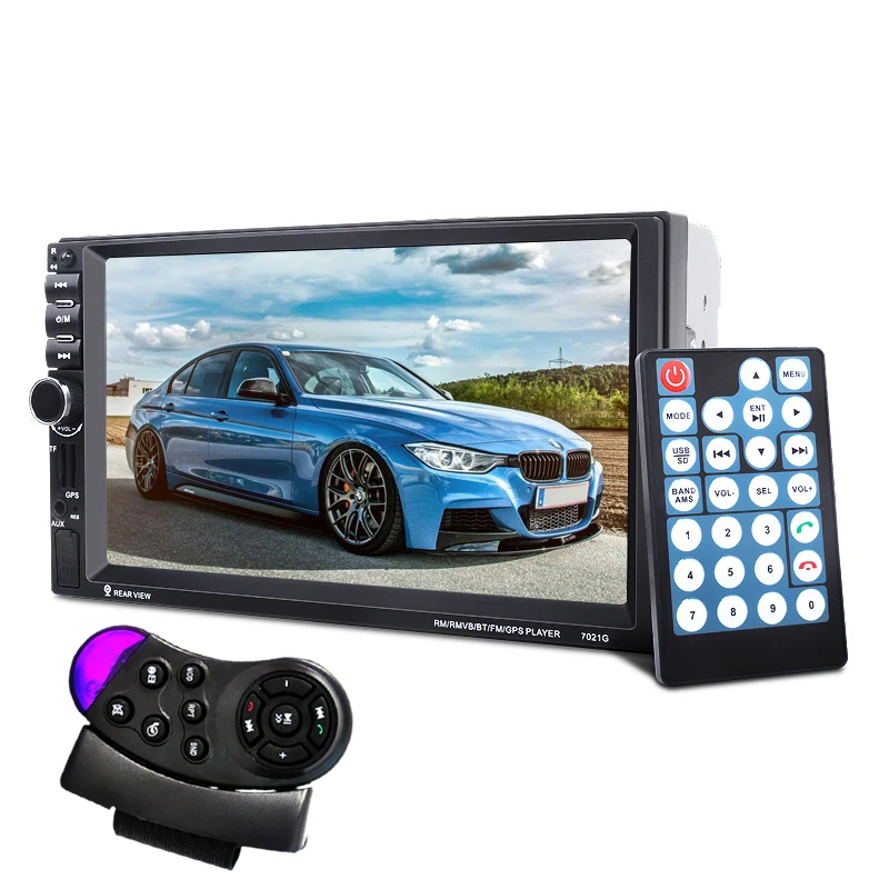 2 Din Автомобильный MP4 MP5 радио плеер 7 дюймов сенсорный экран GPS навигационный USB FM