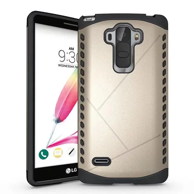 Для LG G4 Stylus Примечание G Stylo LS770 5.7 дюймов Случае роскошные Тяжелые 2 в 1 Duty Броня PC +