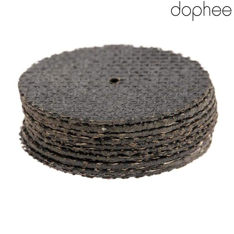 Dophee 10 шт. Dremel аксессуары 38 мм Fibre Смола отрезать диск колеса двойной режущий