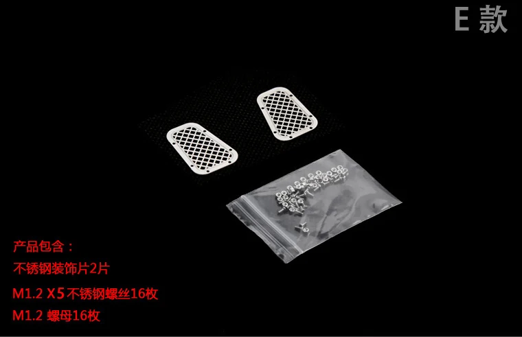 Металлическая боковая бленда с алмазной пластиной стиль B &amp Hood Vent нержавеющая