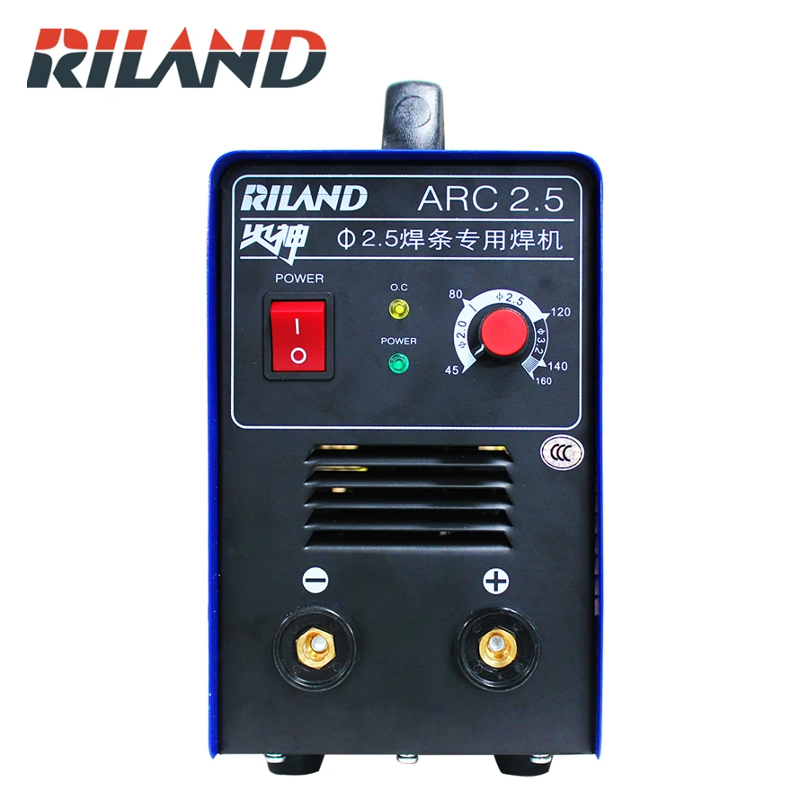 RILAND ARC 2 5 мини домашний сварочный аппарат дуговой сварки 220 В постоянного тока