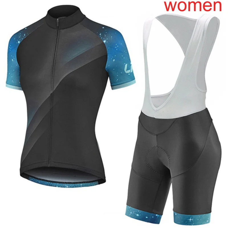 jersey bib shorts 05 Женская велосипедная Джерси профессиональная, командная, велосипедная форма, шорты, костюм, летняя быстросохнущая Mtb велосипедная форма, Y052102 - Цвет: jersey bib shorts 05