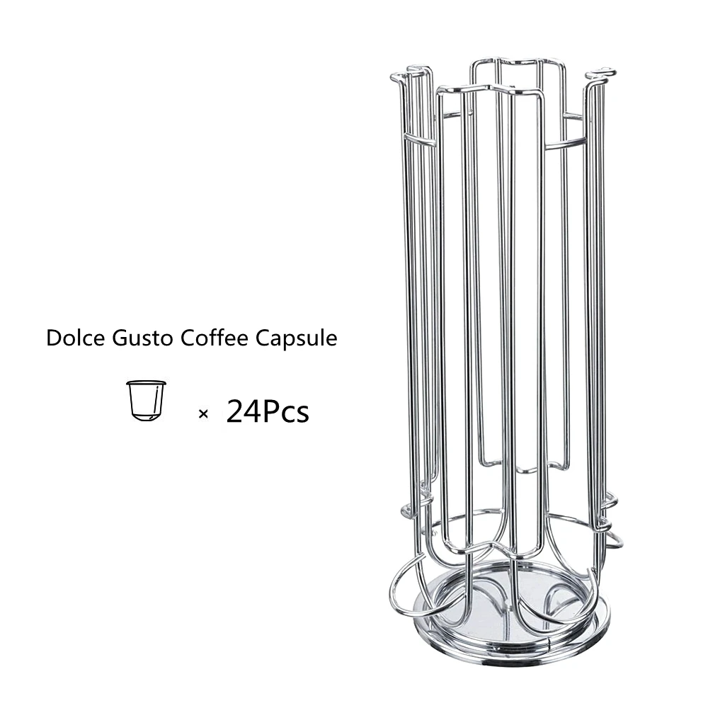Металлическая подставка для капсул кофе 1 шт. 24 капсулы Dolce Gusto | Дом и сад