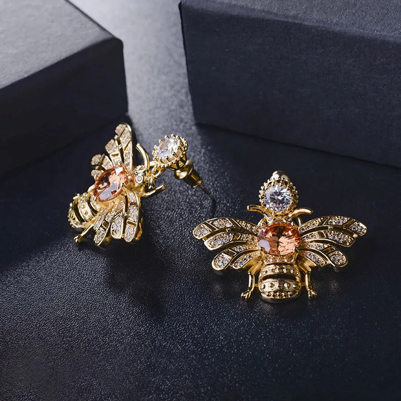 Серьги женские из серебра с фианитами изысканные ювелирные украшения