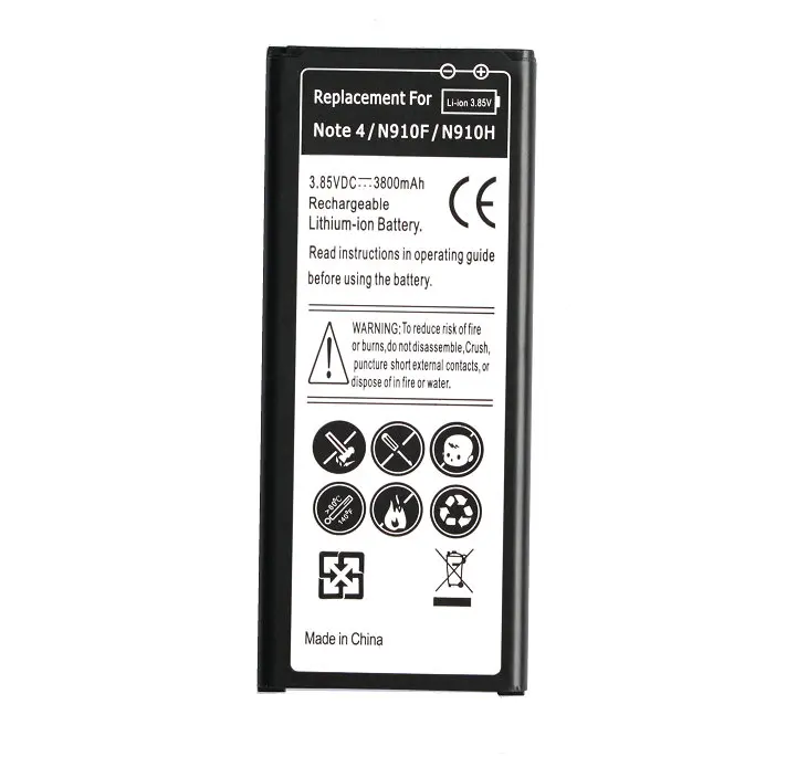 1x3800 мА/ч EB BN910BBE BN910BBK (BBU) запасная батарея для Samsung Galaxy Note Характеристическая