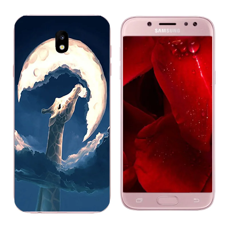 for Samsung Galaxy J5 2017 Case J530 Expression Printing Shell Phone Cases J530F Cover TPU Silicone Fundas Coque |