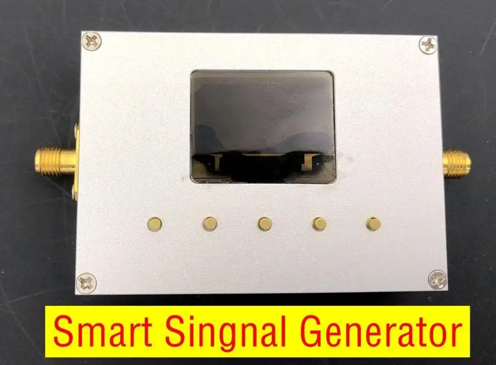 25M-6000MHz Handheld Smart Singnal Generator RF signal source OLED Display Adjustable amplitude for Ham Radio Amplifier | Электроника