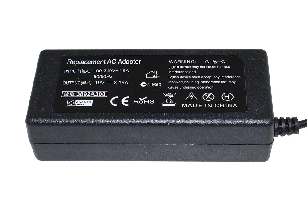 19V 3.16A 5 5x3 0 мм адаптер питания переменного тока для Samsung NP300V5A RV411 R428 RV415 RV420 RV515 R540 R510