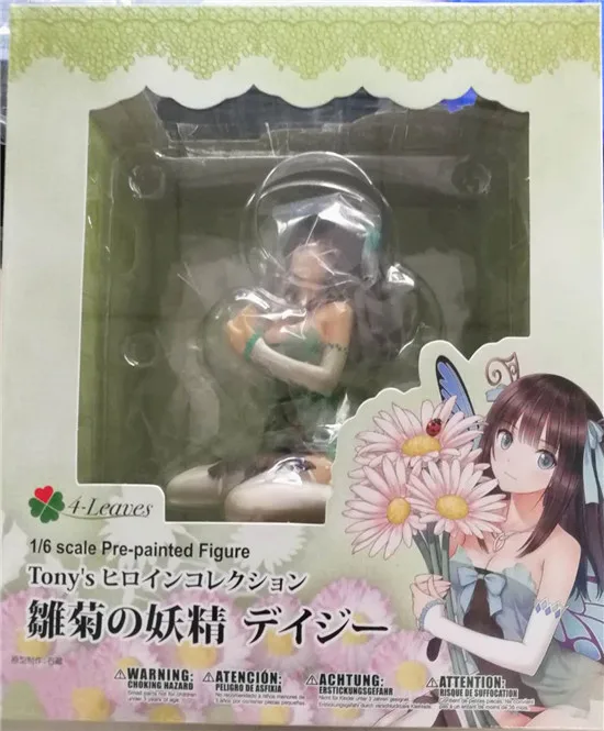 Leaves Tony Fairy Butterfly Daisy With Beautiful Flower Sitting Position Action Toy Figures Japanese Anime Collectible Figurines | Игрушки и