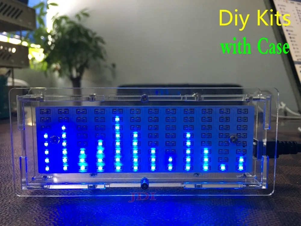 Светодиодный индикатор уровня звука анализатор музыкального спектра MP3 ПК