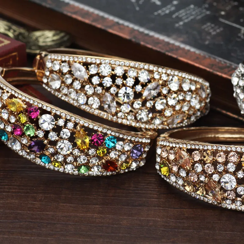 Neoglory Австрия Стразы и циркон браслет Модный Роскошный Винтажный стиль ювелирные