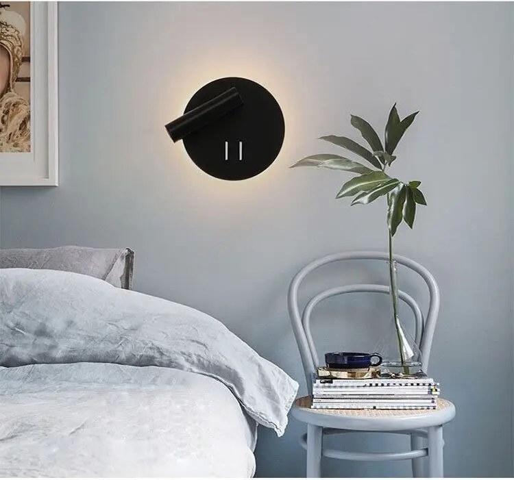 

New Design Hotel Bedroom Wall Sconce Fabric Modern Wall Lamp For Home Indoor Decoration Bedroom Lighting Fixture