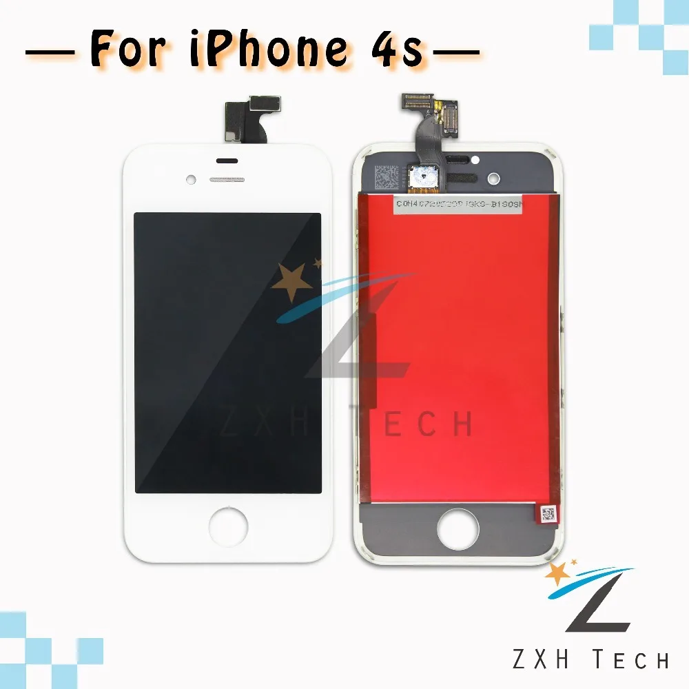 20 PCS/LOT Quality AAA Replacement LCD for iPhone 4S Display Screen Digitizer Assembly Free DHL Ship | Мобильные телефоны и