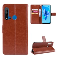 for huawei nova 5i wallet flip style glossy pu leather phone cover for huawei nova 5i glk lx3 case