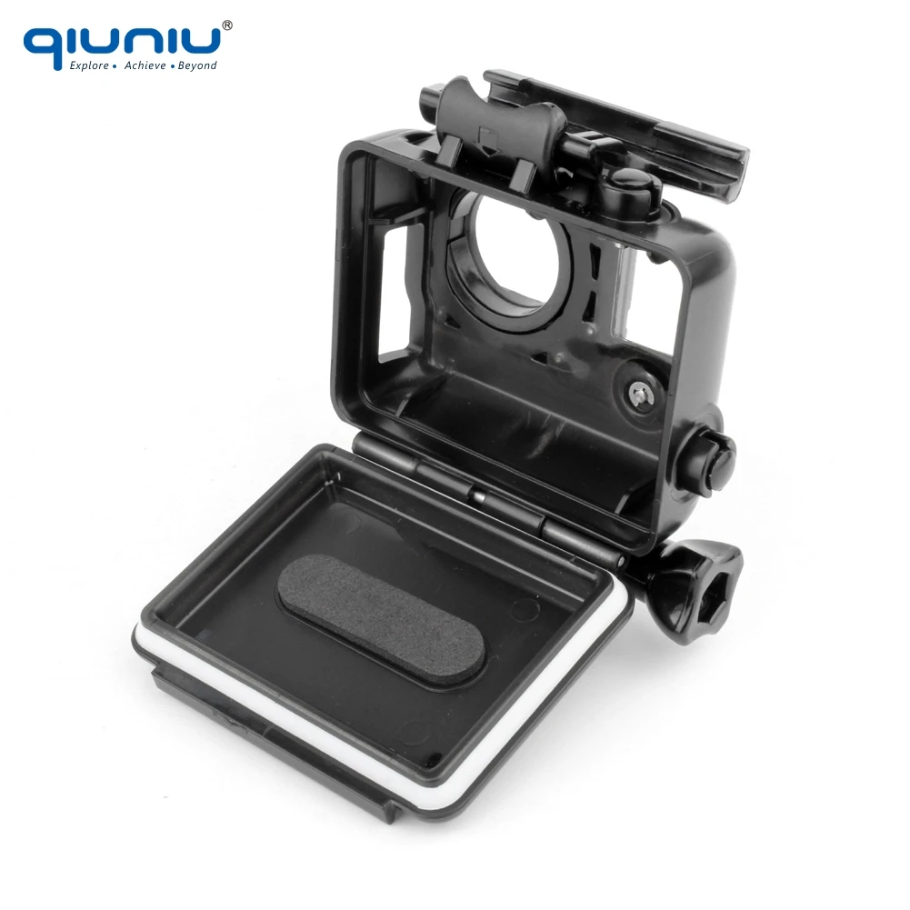 Чехол QIUNIU для GoPro Hero 3 плотный защитный каркас с боковым отверстием и креплением