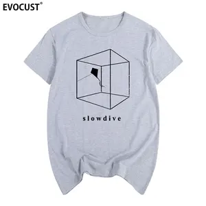 Забавная Хлопковая мужская футболка Slow Dive, новая женская футболка, забавная модная фитнес-футболка, крутая Мода