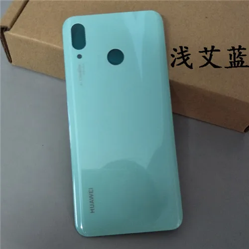 Airy Blue Для huawei Nova 3 задняя крышка батареи корпус камера Стекло huawei Nova3 задняя батарея замена двери Ремонт Запчасти - Цвет: Airy Blue