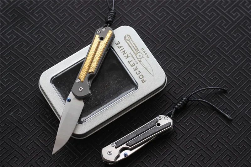 Kevin John small sebenza 21 складной нож M390 лезвие TC4 титановая ручка Открытый Кемпинг Охота