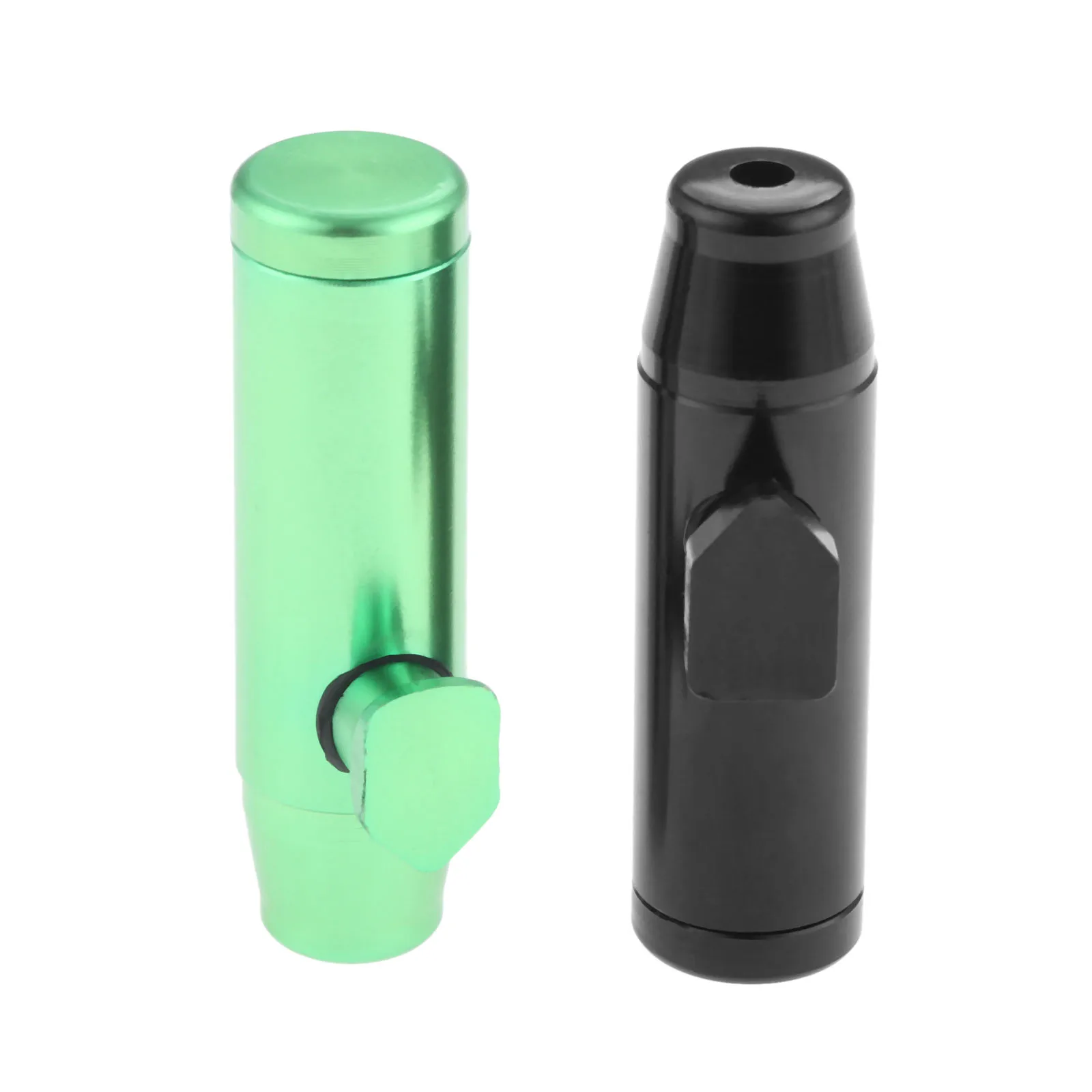 Металлический алюминиевый плоский носовой дозатор для табака