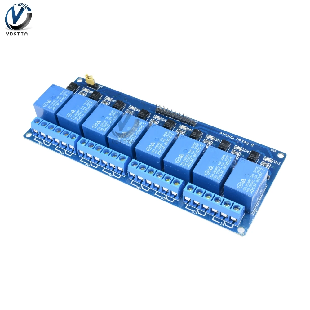Реле 5 в 8 канальный таймер релейный модуль щит с оптроном для Arduino ARM PIC AVR DSP Diy MCU