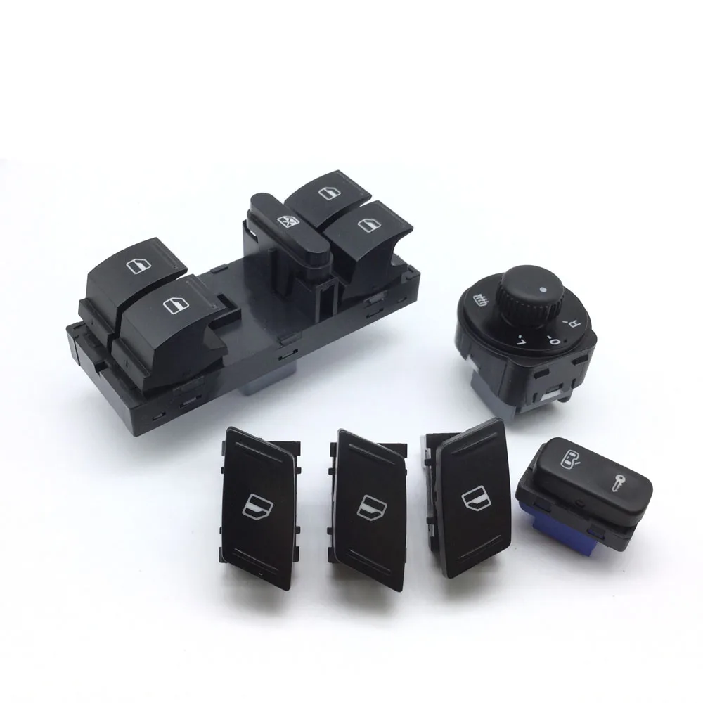 Кнопка включения бокового зеркала окна двери управления для SKODA Octavia MK2 Yeti 1Z0 962 125A