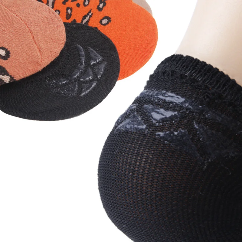 Лидер продаж летние дышащие хлопковые носки с леопардовым принтом женские