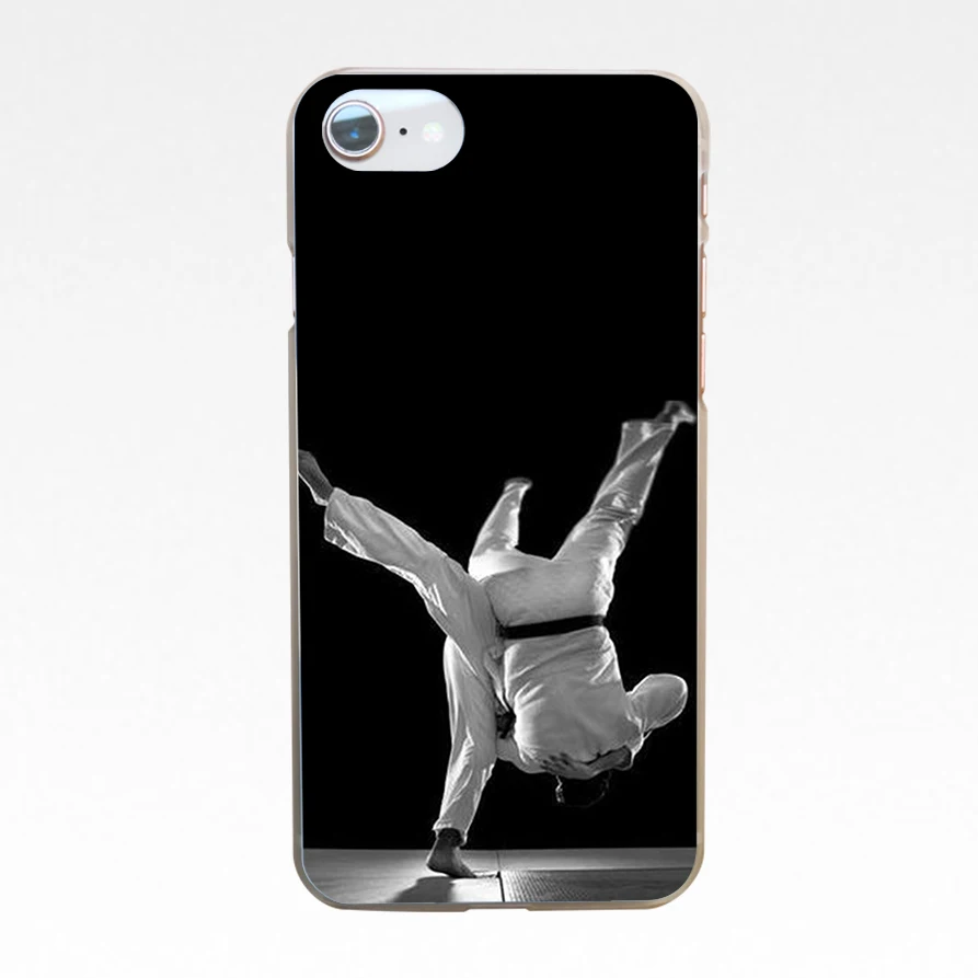 Judo жесткий прозрачный чехол для Iphone 4 4s 5 5s Se 6 6s 8 Plus 7 X|Бамперы| |