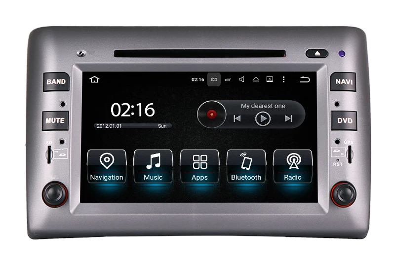 Android 8 0 7 1 Восьмиядерный автомобильный dvd плеер gps навигация для fiat stilo 2002-2010 4G RAM 32G