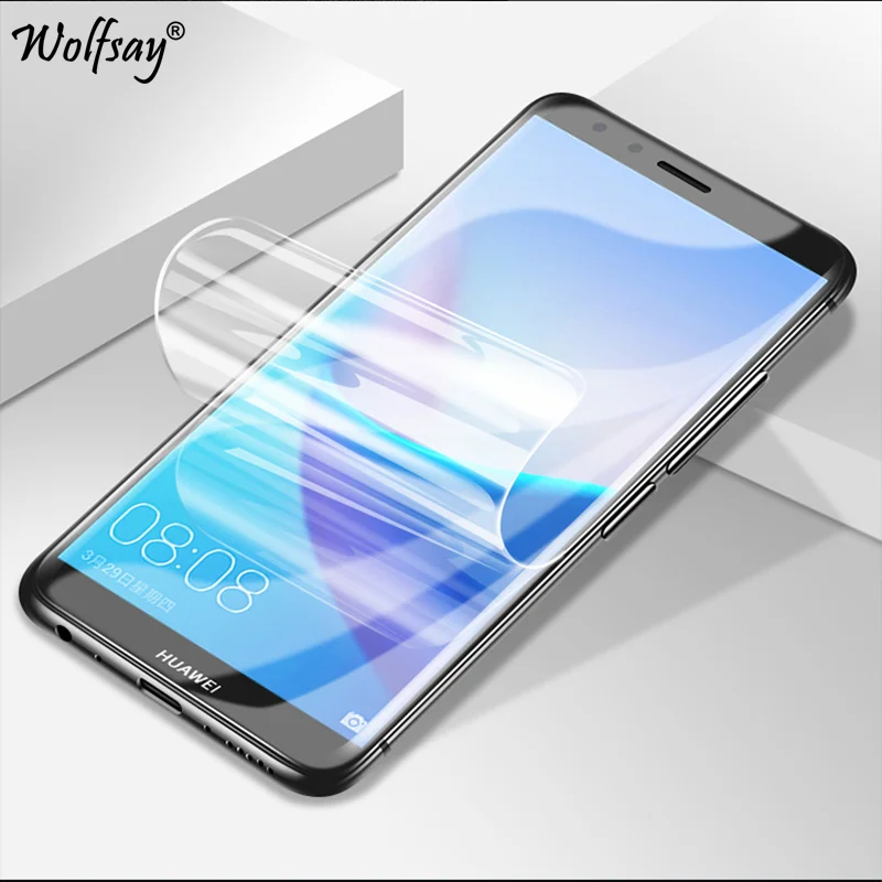 2 шт нано ТПУ пленка фольга для Huawei Honor 7C полное покрытие мягкий экран протектор