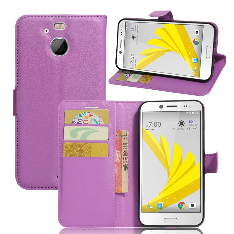 Новое прибытие люкс флип pu leather case for htc болт бумажник fundas для с слот карт|case htc|leather