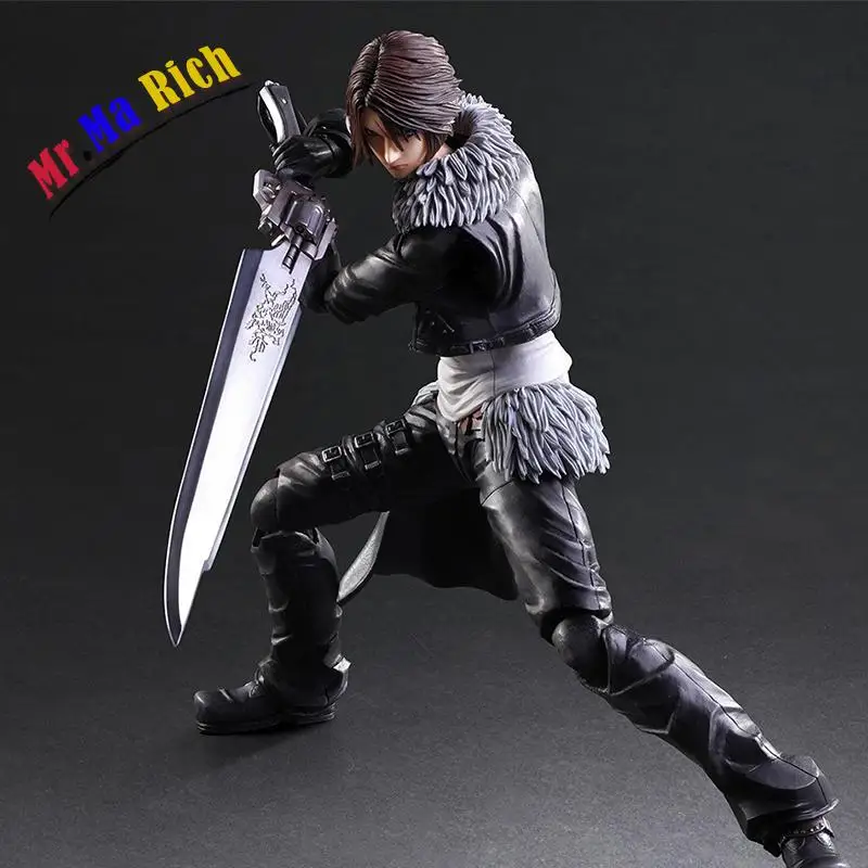 Gioca Arts Kai Final Fantasy VII Squall Variante фигурка Varable Leonhart Gunblade ПВХ Фигурки Brinquedos Giocattolo|action