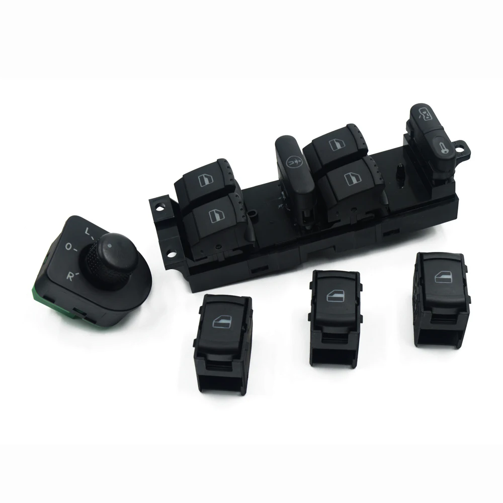 5 шт. кнопка управления стеклоподъемником для Volkswagen VW JETTA GOLF MK4 POLO BORA A4 BEETLE 1J4 959 857D 1J1