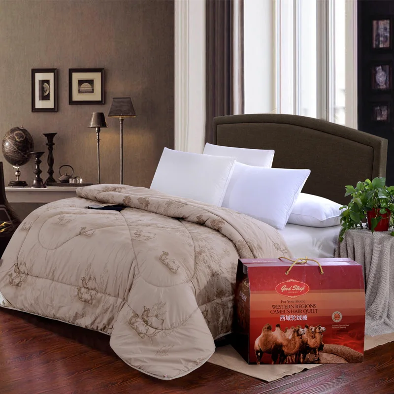 Джейни верблюжья шерсть Магнитная терапия одеяло работает утолщенной