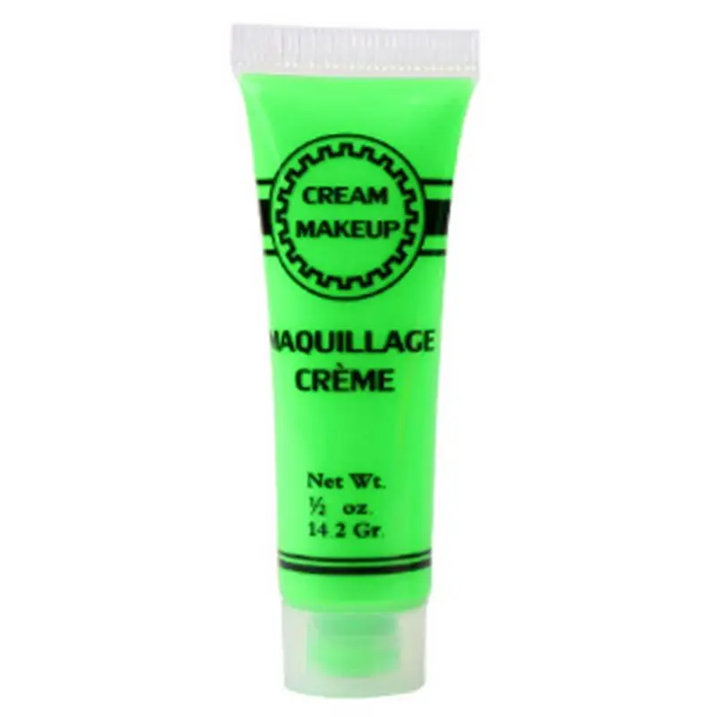 Green L 1 шт Красочный Макияж краска для лица ing Хэллоуин экологическая краска для тела ing Neon лицо красота краска для тела танцевальный фестиваль макияж - Цвет: Green L