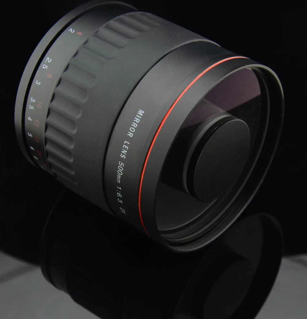 JINTU 500 мм f/6 3 зеркало телефото Камера линзы черного цвета для цифровой