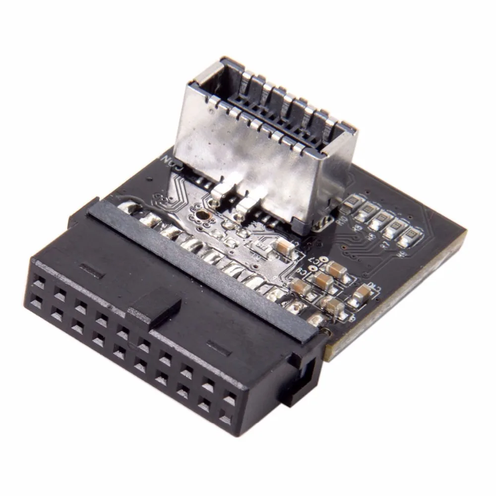 USB 3 1 Разъем передней панели к 0 20 контактный разъем Штекерный удлинитель адаптер