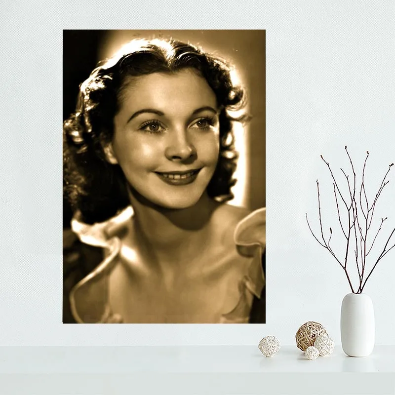 Современная картина Vivien Leigh постер для гостиной настенное искусство холст ткань