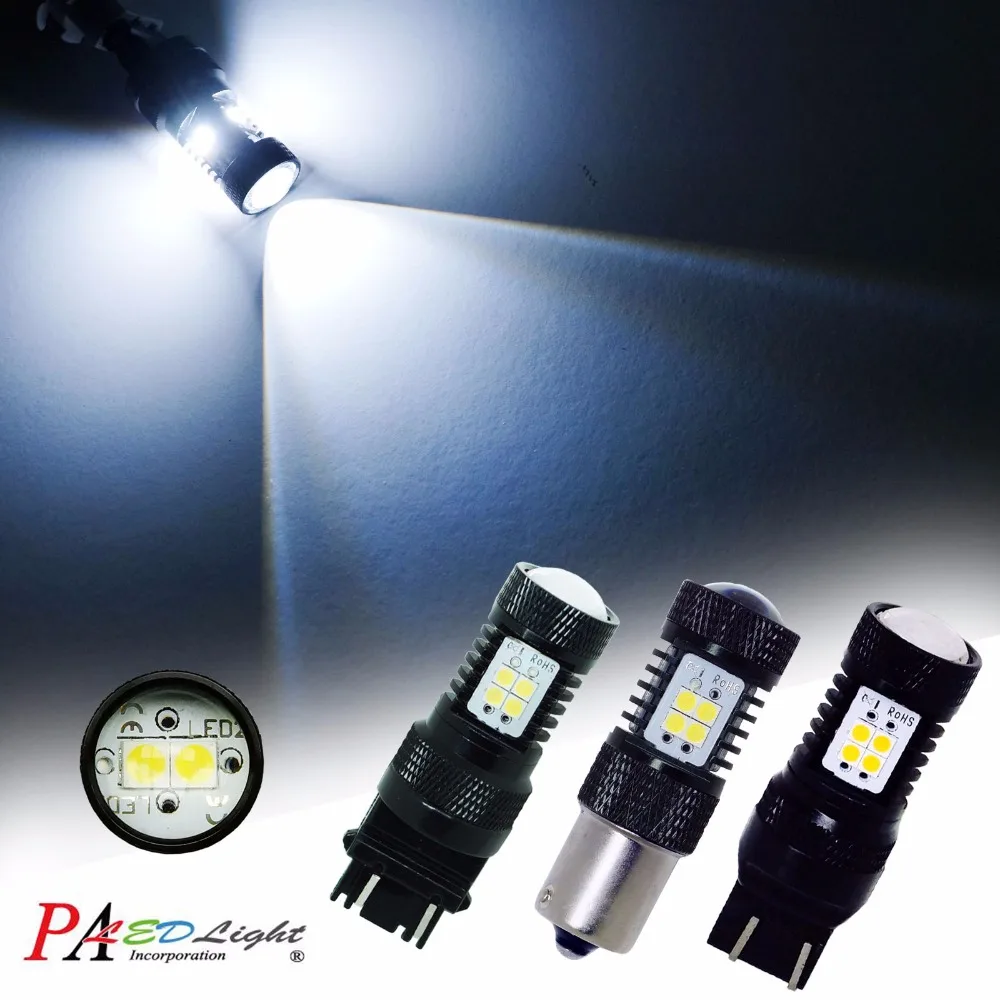 PA светодиодный 2шт x ксеноновый Белый 3157 3156 14SMD высокой мощности SMD 3030 резервный