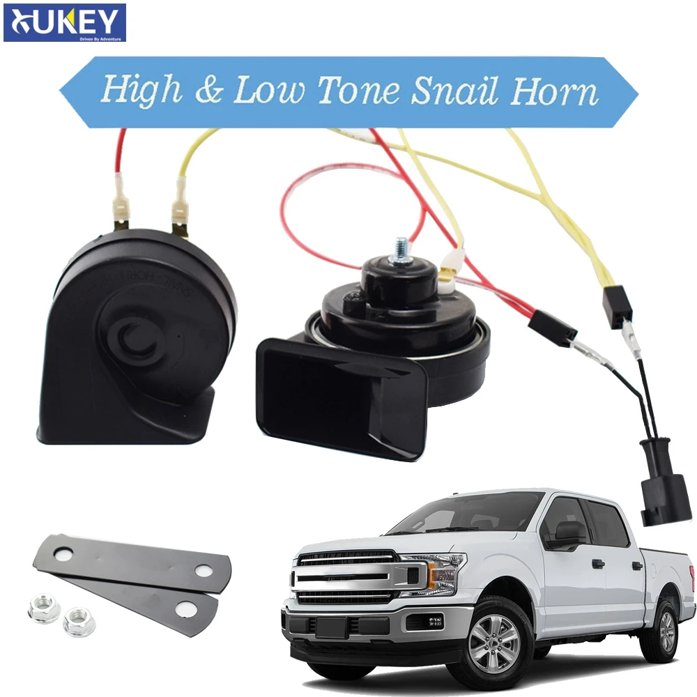 

410/510 Гц двухцветный улитчатый гудок для Ford F-150 MK13 2015 2016 2017 2018 2019 2020 12 В-дБ громкие водонепроницаемые автомобильные гусеницы