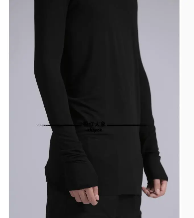 S 5xl Весна и лето новая мужская Тонкая футболка с длинными рукавами стильная