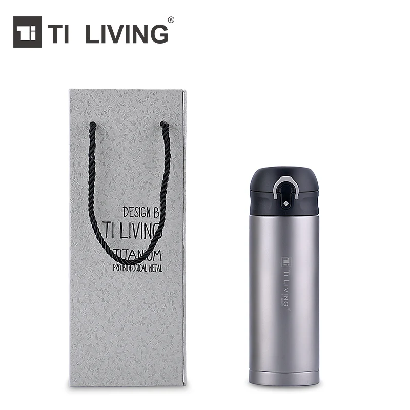 Титановый термос tilive вакуумная колба бутылка для воды чайник посуда напитков 400