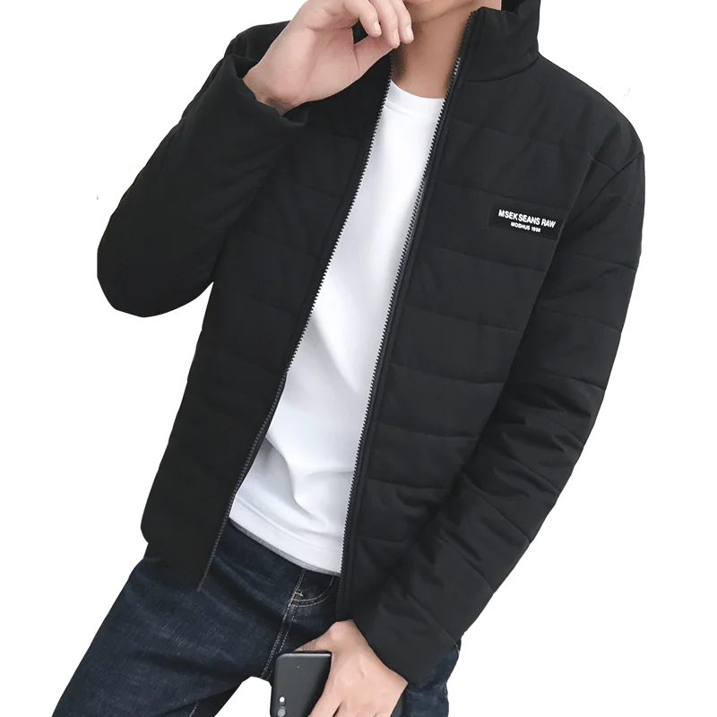 LEFT ROM 2018 fashion men Thin body comfortable Long sleeve Woolen cloth coat/male leisure Stand collar long coat | Мужская одежда