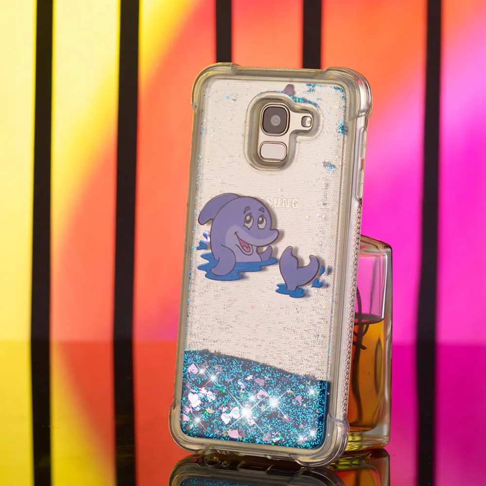 Case for Samsung Galaxy J6 J 6 2018 J600 SM-J600FN SM-J600F/DS SM-J600 SM J600FN J600F/DS Quicksand Silicone Phone Cover |