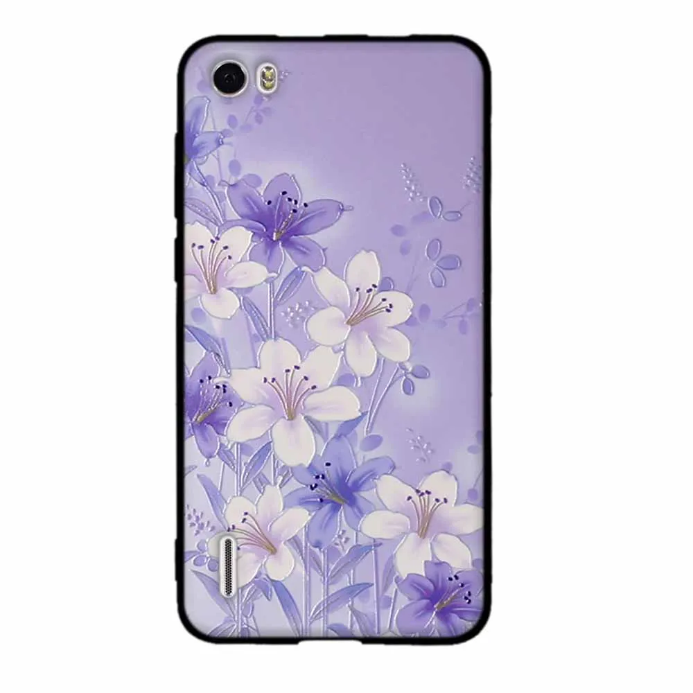 6 Чехол для huawei для НУА Вэй слава 6 Чехол H60-L01 H60-L02 H60-L04 H60-L12 Мягкий Силиконовый Модный чехол-сумка из ТПУ чехол Funda для Honor6 Coque бампер чехол - Цвет: 6