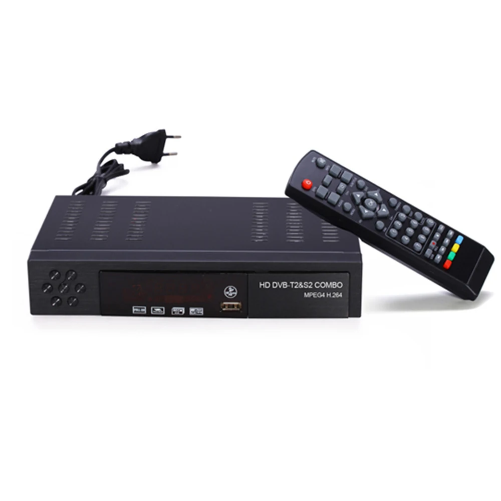 1 year Europe 7 Clines DVB-S2 & dvb t2 combo Digital Satelite receiver T2&ampS2 8902 V7S Full HD 1080P + WI-FI USB Atualiza Freesat |