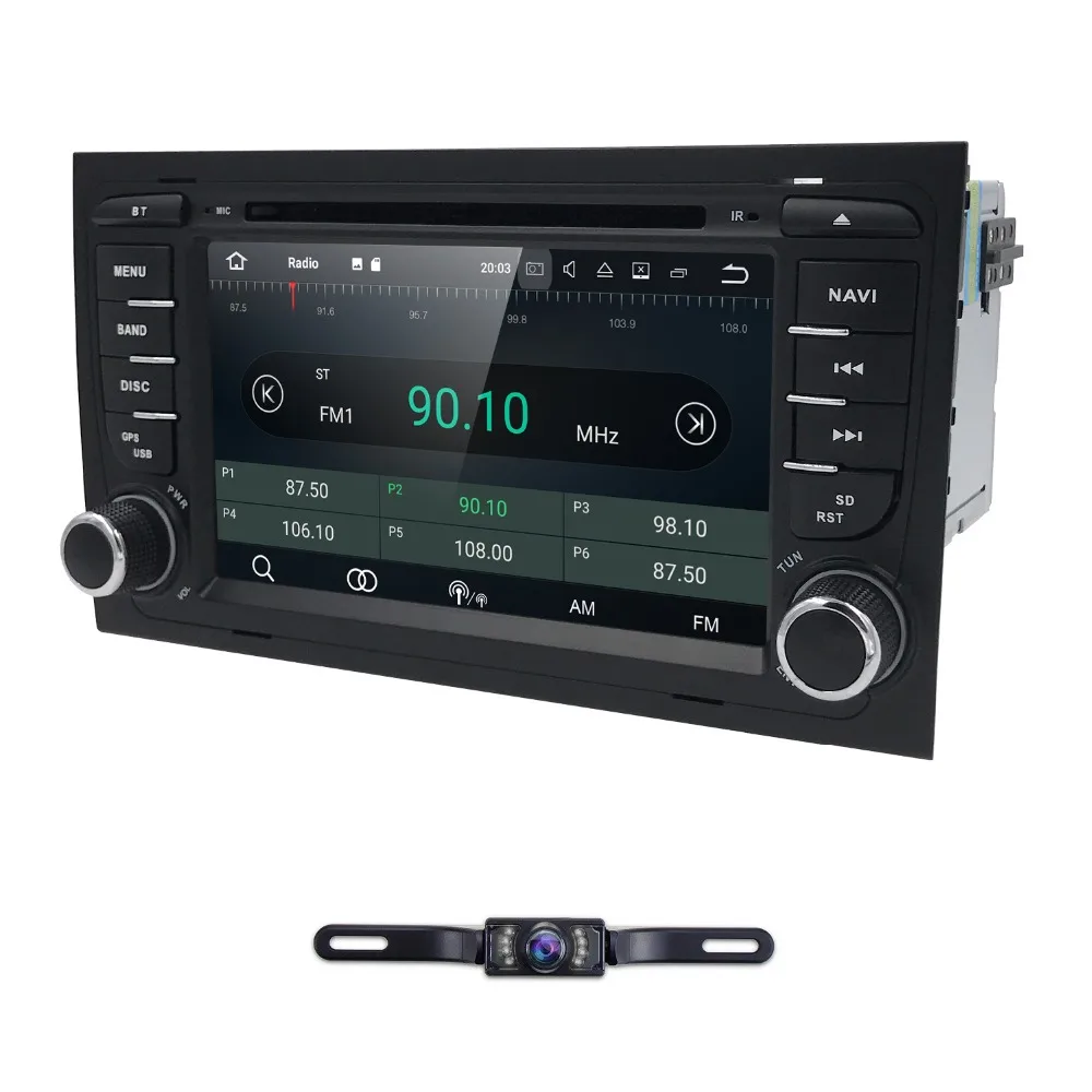 Android8.0 4 грамма + 32grom автомобильный DVD для Audi A4 B6 B7 S4 2002 2003 2004 2005 2006 2007 2008 автомобилей