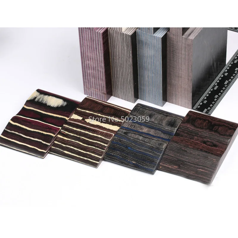 2pieces Home DIY handicraft materials USA Color Laminate Wood Knife Handle Knives Material 4 Colors | Инструменты