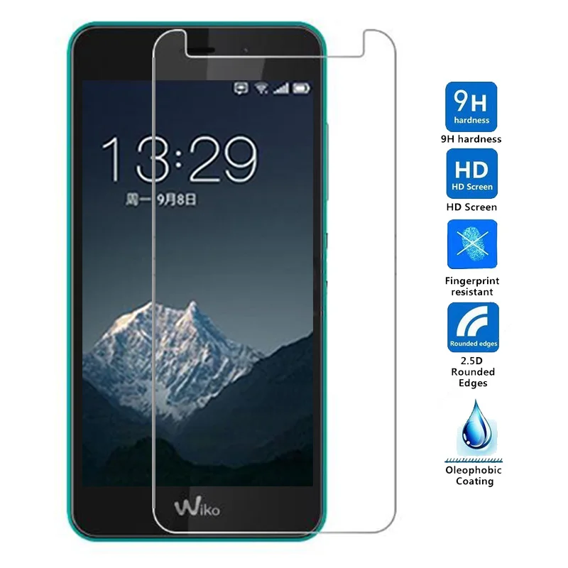 2.5D Взрывозащищенная защитная пленка для телефона Wiko Lenny 2 закаленное стекло 4